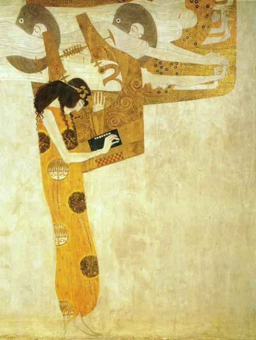 Gustav Klimt Longing for Happiness
